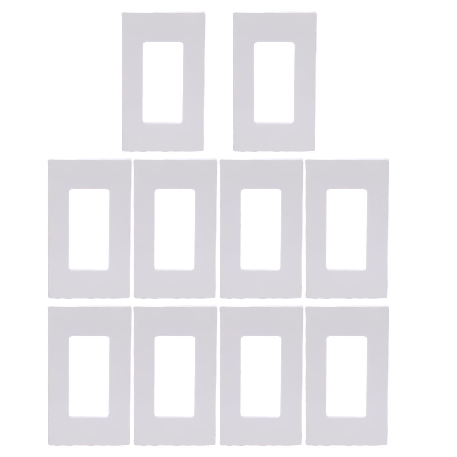 

10 комплектов креплений на защелках, подходящих для монтажного комплекта настенной панели Leviton 80301 SW Decora Plus на 1 пост