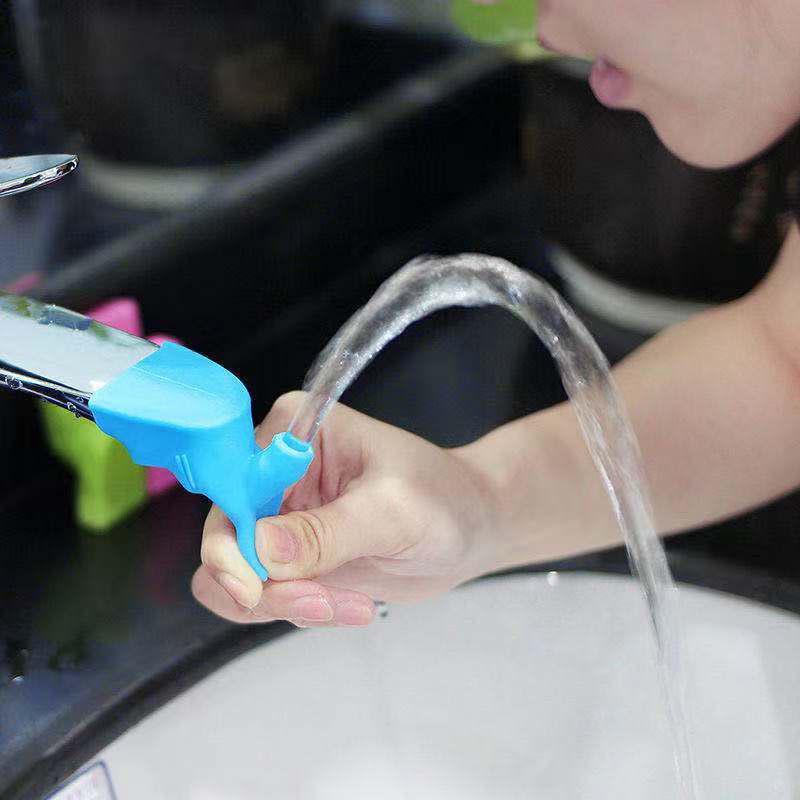 Silicone Faucet Extender for Kids - Anti-Splash Water Guide