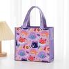 Cartoon Thickened Square Bento Lunch Bag for Kids