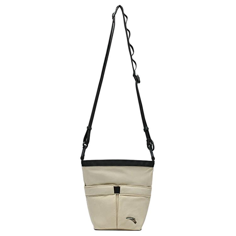 

New Anta Fabric Crossbody Bag Shoulder Bag Regular Unisex Cold Smoke Gray 192438121-2 21.6*9.9*24.1CM