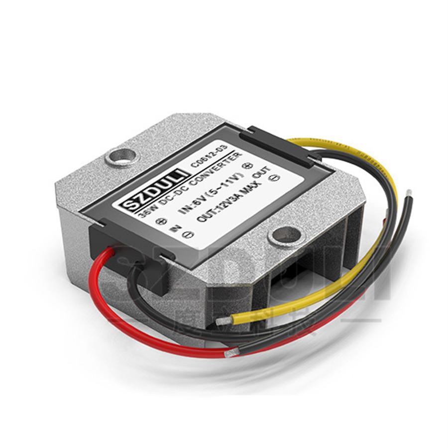 

Водонепроницаемые универсальные транспортные средства от 6 В до 12 В с повышающим преобразователем Модуль регулятора наддува