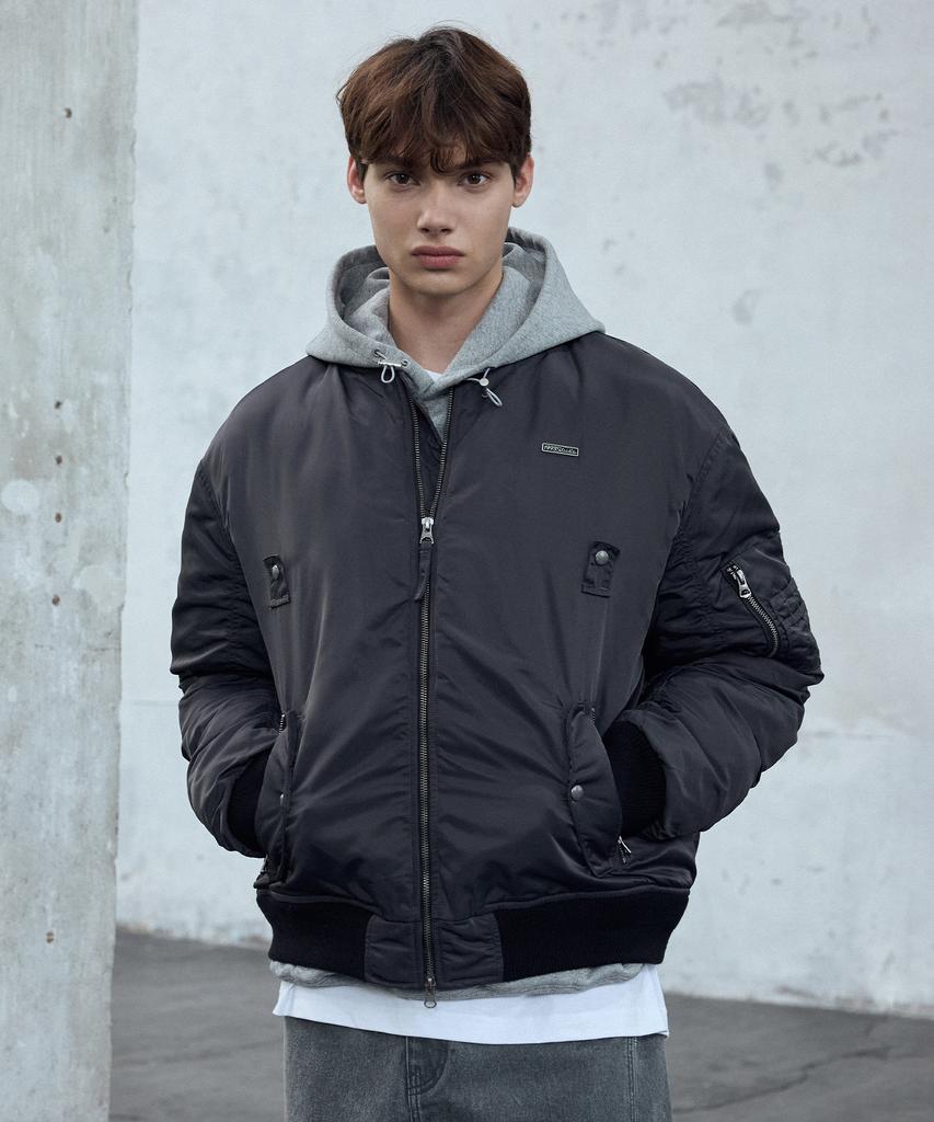 1993Studio 93 Ma-1 Flight Jacket_Charcoal