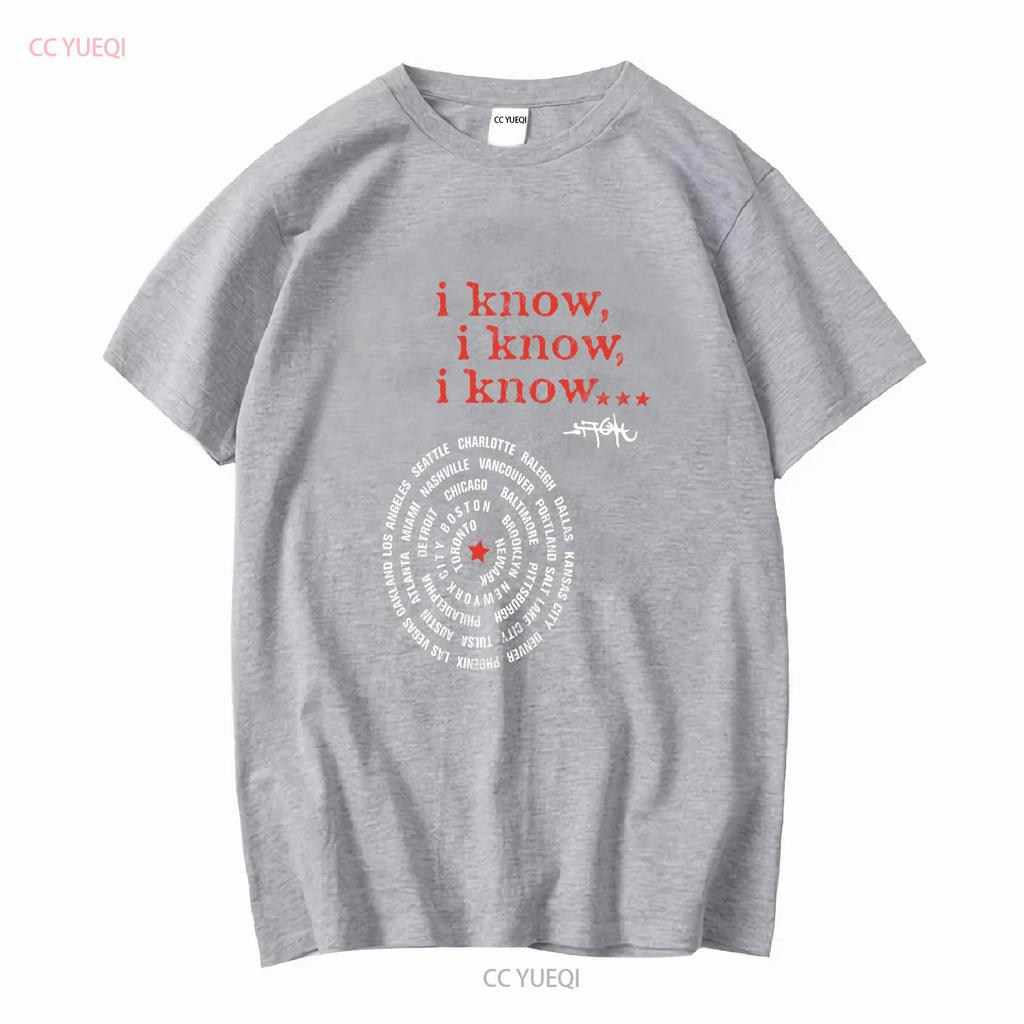 Travis Utopia Circus Merch Maximus Tour I KNOW Tričko Těžká Bavlna Jack dlouhý nebo krátký rukáv vintage Vypraný streetwear