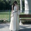 White Suspender Dress Children's Summer New Models Are Popular This Year, French Waist Gentle Wind Holiday Dress
