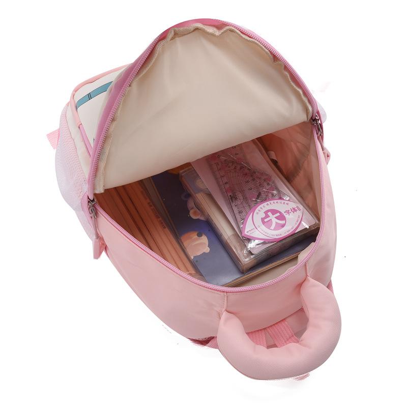 New Primary School Bag Cute Cartoon Spine Backpack Boys and Girls Anti-splashing Children's Backpack