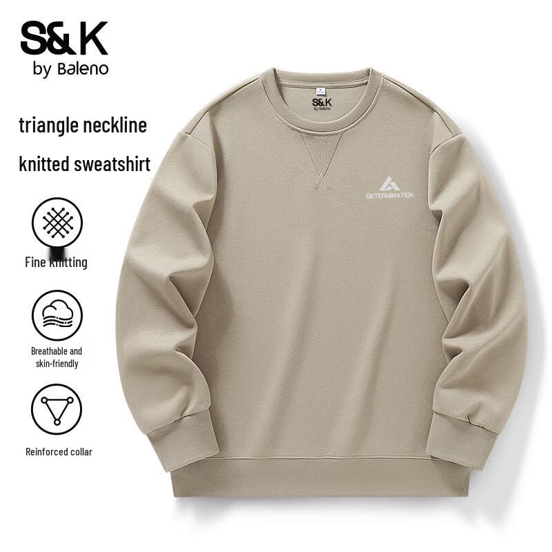 Baleno Men's S&K Series Loose Fit Round Neck Sweatshirt