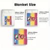 little devil 2D Flat Pattern Flannel Blanket High quality All Seasons Warmth and Comfort Perfect for Christmas Gifts.DMT0925201