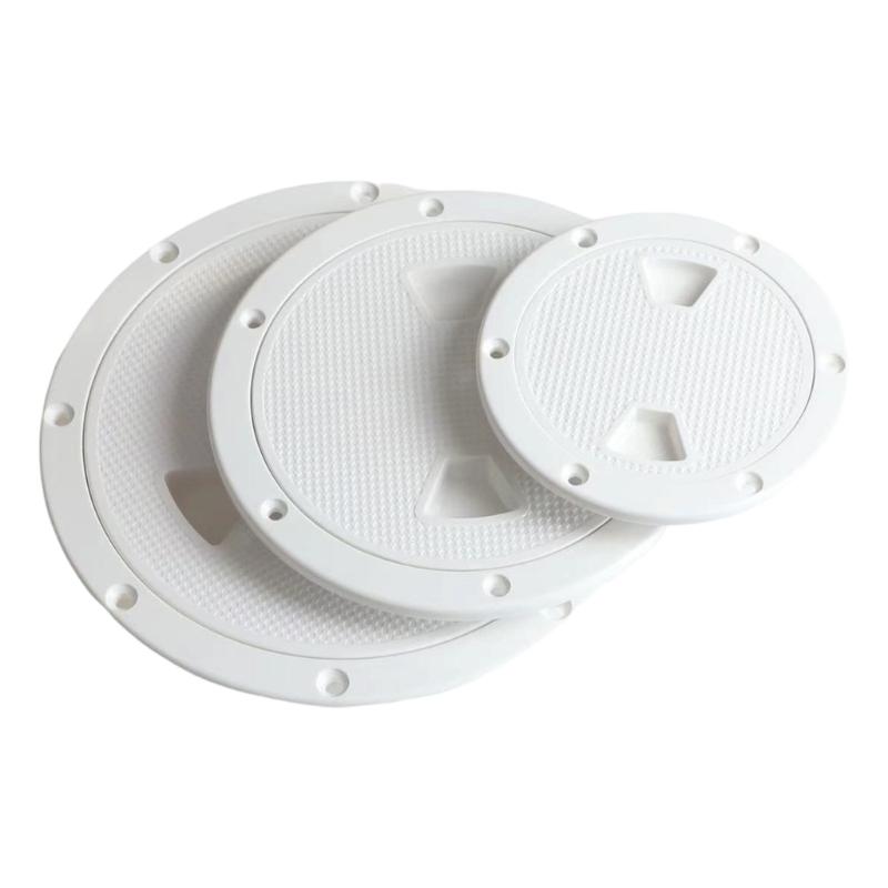 High Strength Plastic Marine Inspection Port Corrosion Resistant Durability for Saltwater Use Size 4Inch 6Inch 8Inch