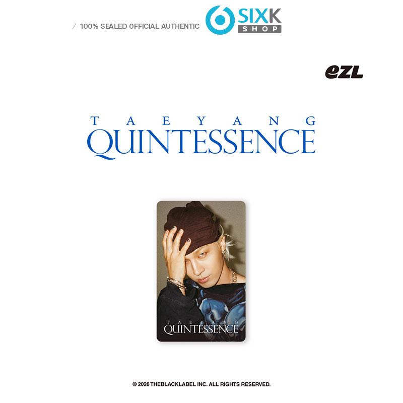 [Предзаказ] TAEYANG - [QUINTESSENCE] EZL КАРТА