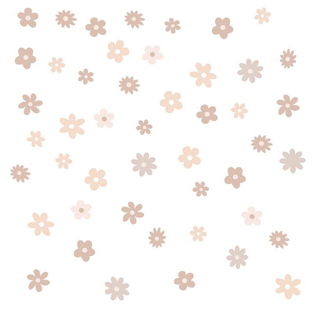 Watercolor Flowers Wall Stickers DIY Wall  Art New Decorative Decals  Home Decoration