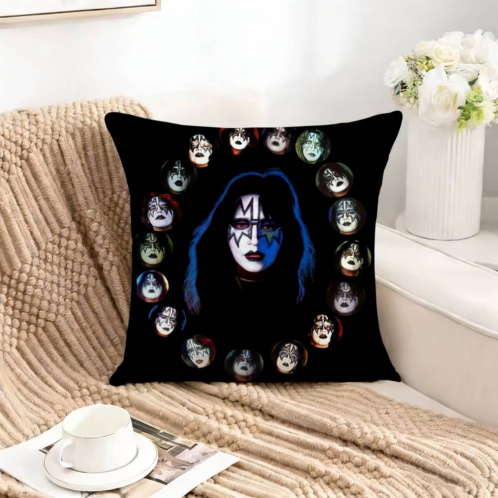 COOL AAce FFrehleyes Quadrat Doppelseitig bedruckter Kissenbezug Schlafzimmer Nachttischkissen Sofakissenbezug