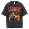 Vintage High Street T-shirt Washed Lil Uzi Vert Print Graphics Summer Short Sleeve Casual Hip Hop Oversized Unisex Top 2023