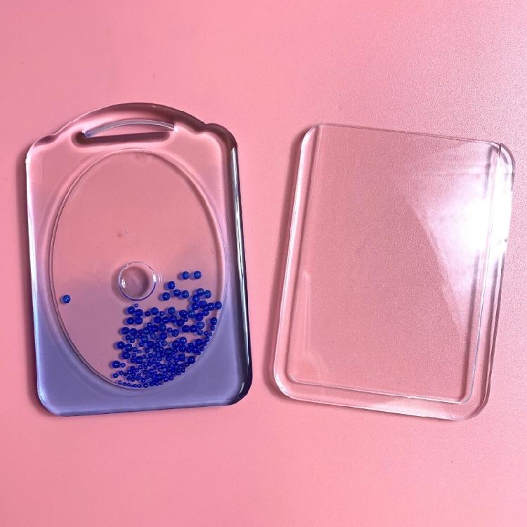 Resin Shaker Mold,Reusable Cute Silicone Quicksand Mould for DIY Crafts Making