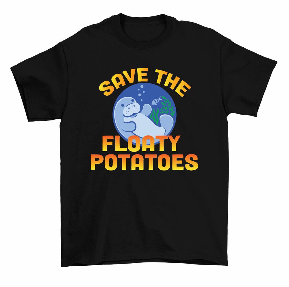 

Футболка унисекс с ламантином Save The Floaty Potatoes