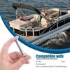 Corrosion Resistant Alloy Steel Marine Bracket Fasteners Waterproof Design Secure Bimini Top Installation 005362 001177