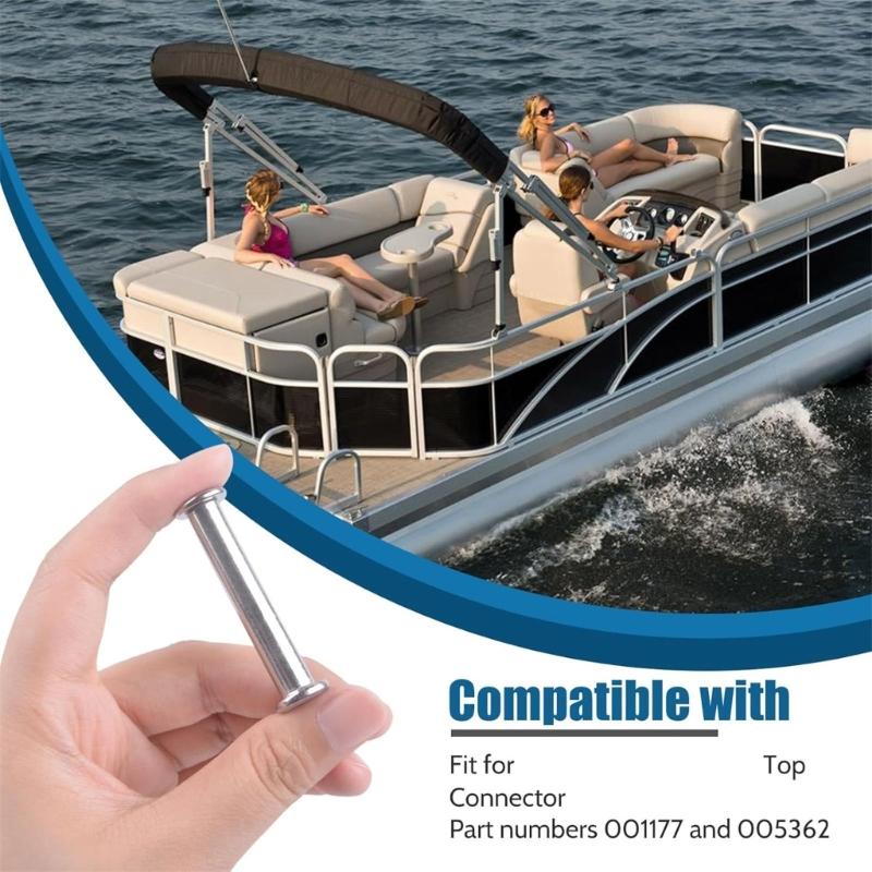 Corrosion Resistant Alloy Steel Marine Bracket Fasteners Waterproof Design Secure Bimini Top Installation 005362 001177