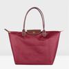 Women's Nylon Folding Shoulder Bag: Waterproof, Versatile for Gym, Sports, Shopping, and Storage