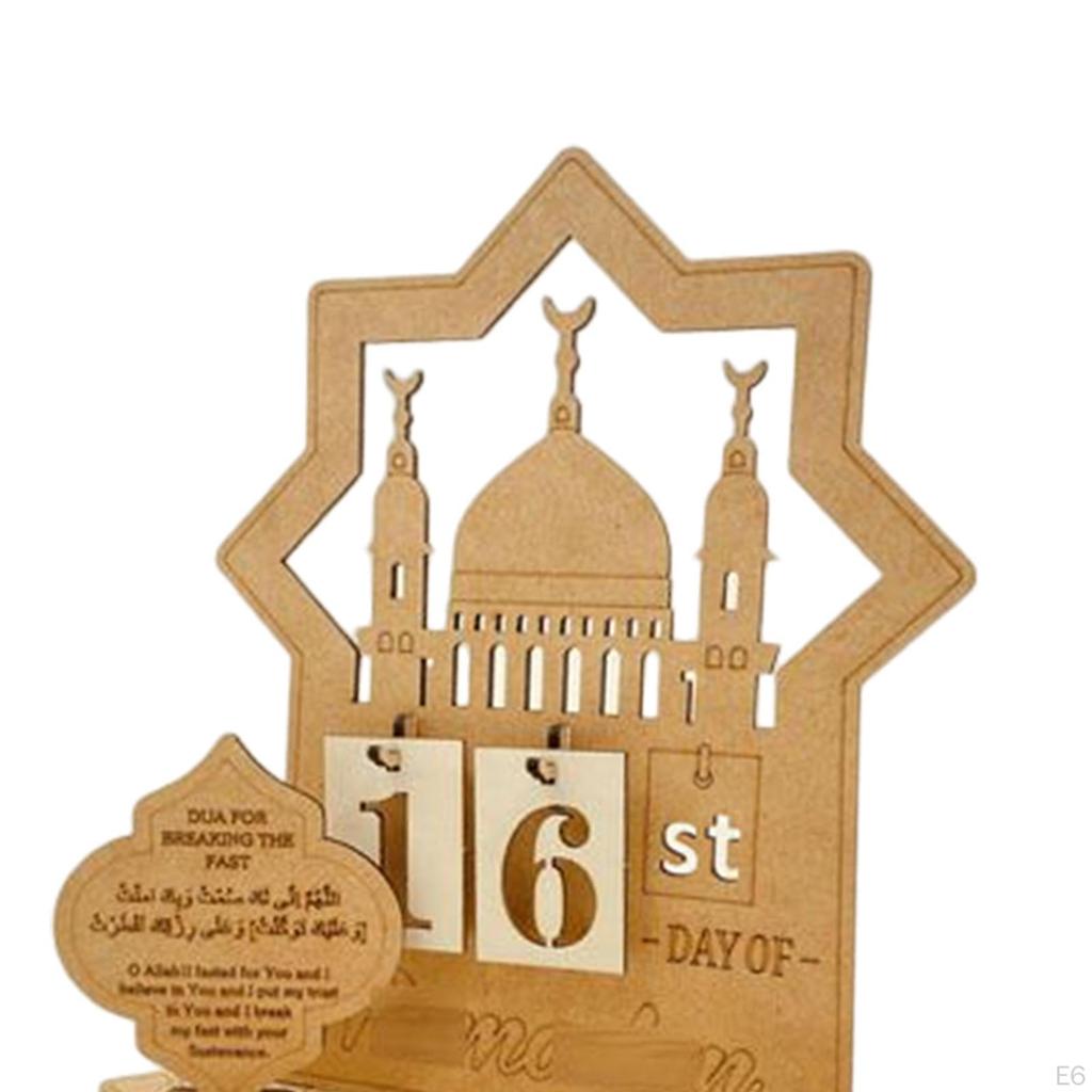 Islamic Festive Countdown Calendar for Home Decor and Gift Giving
