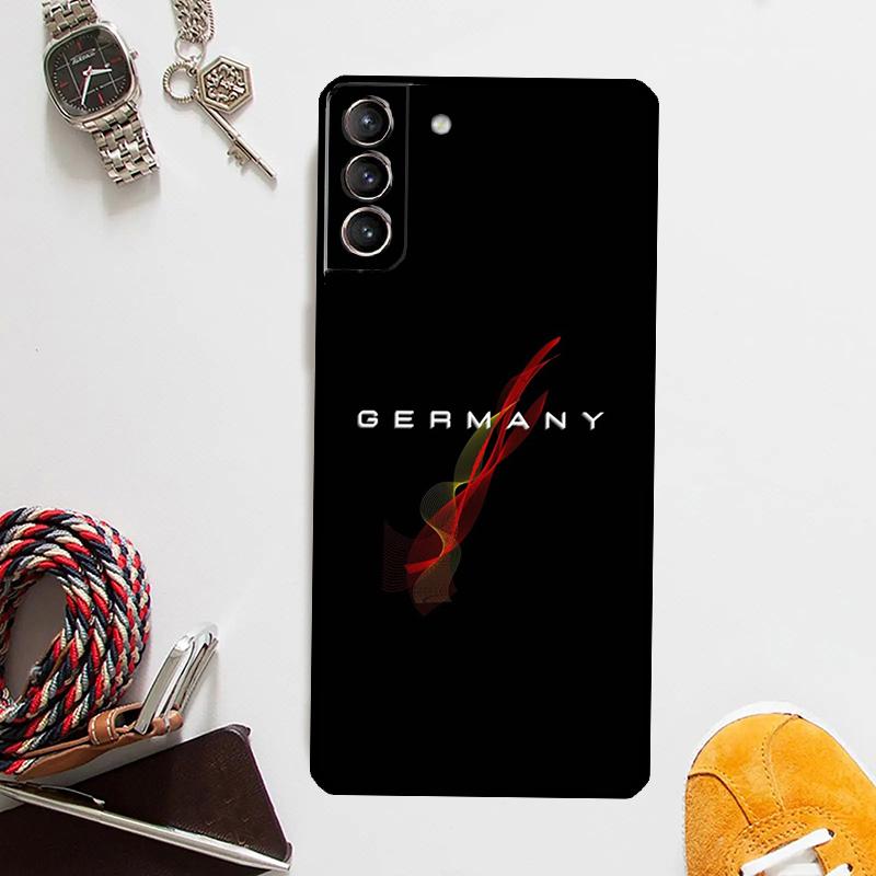 Deutschland Flagge Emblem Hülle Für Samsung Galaxy S24 Ultra S23 S22 S21 S20 Plus Note 10 Note 20 S9 S10 S21 FE Abdeckung