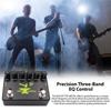 Guitar Effects Heavy Metal Boost Guitar Pedal To Metal Effects Stompbox with 3 Band EQ Mid Focus Electric Guitar Effects Pedal