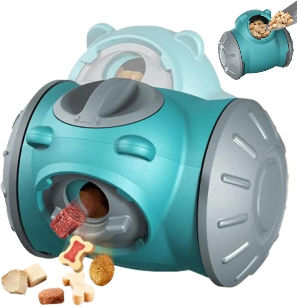 Giocattolo Rotolante Mangiatoia Lenta Perdita di Cibo Giocattoli Puzzle Interattivi per Cani Inseguimento Interattivo Sostituto Perfetto per Ciotole per Cani a Alimentazione Lenta