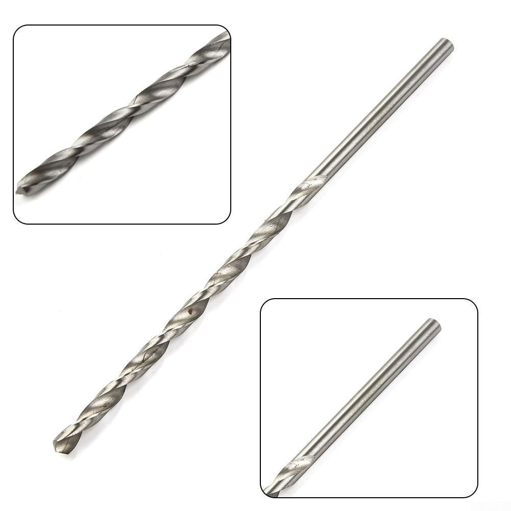 Extra dlouhé mini vrtáky do kovu HSS s válcovou stopkou 2–6 mm