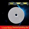 10cm Diamond Polishing Pads for Stone & Terrazzo (300 Grit, 10-Pack)