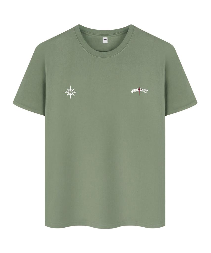 Keuloseudas Black Mark Short Sleeve T-Shirt 10 Colors [Crse_9102] (A Type)