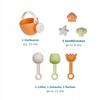 Eco Sandbox Set with Watering Can for the Beach Sandbox for Toddlers 7 Pcs