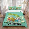 Custom Textile Tom Jerry Bedding 3 Piece Set HD Print Duvet Cover Pillowcases for Teens Adult Bedroom Decoration