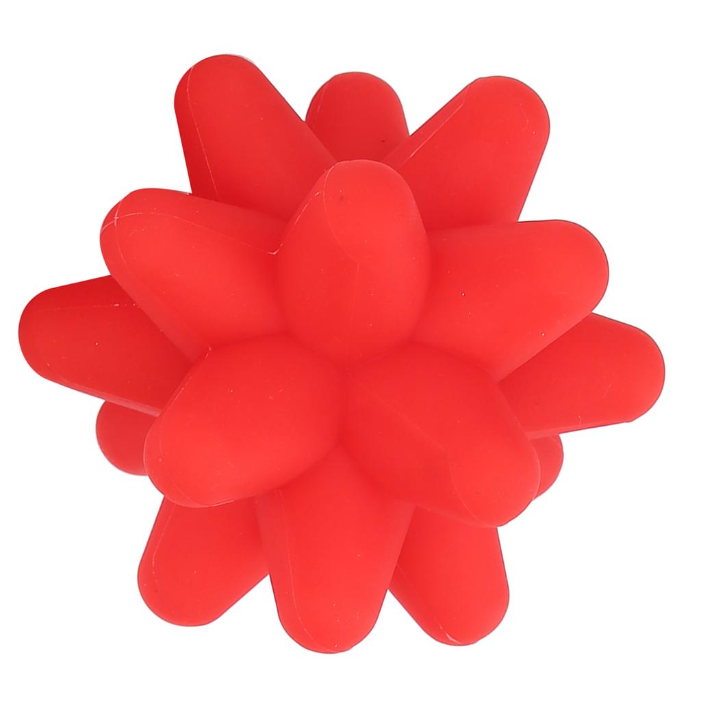 2 Colors Acupoint Massage Ball Muscle Release Deep Tissue Massage Silicone Fitness BallRed