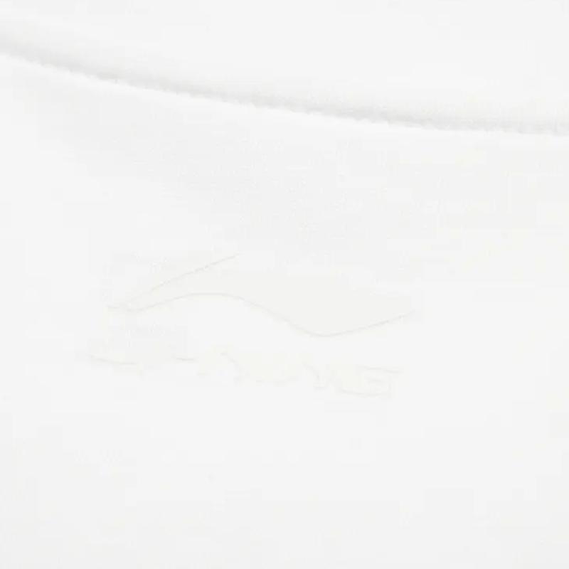 Li Ning Logo Print Simple Fashion Breathable Comfortable Round Neck Pullover Short Sleeve T-Shirt Casual Sports Set Unisex Tops AHSU651-1+YKSV147-2