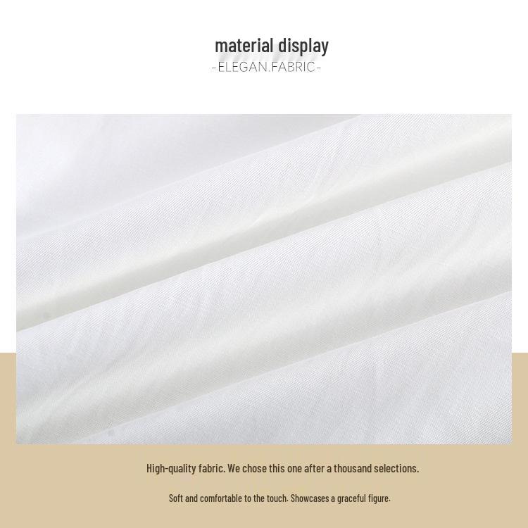 Japanisches JK-Schuluniform-Langarmhemd, weiß, mit spitzem und eckigem Kragen, blickdicht