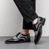 Fashion Brogue Men's Formal Leather Shoes Fashionable British Design Style Outdoor Leisure Business Party Office Wedding Plus Size Shoes