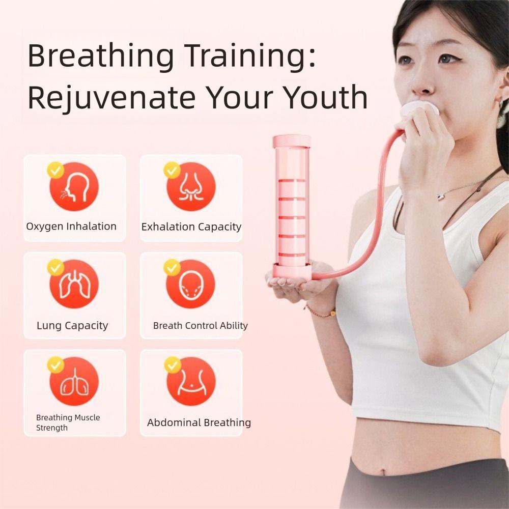 Muscle Trainer Lungs Fitness Trainer Lung Respirator Deep Breathing Trainer  Fitness