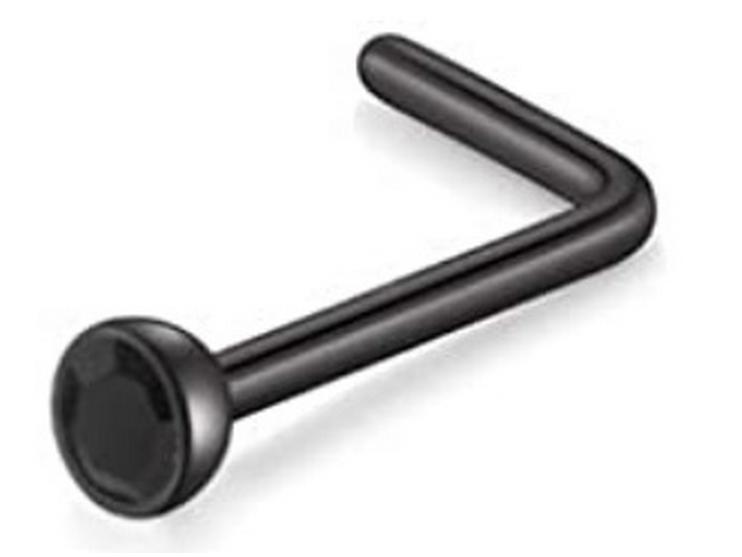 Stainless Steel Nose Ring - Stylish Nose Stud Piercing Jewelry