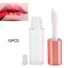 10pcs 1.2ml Lip Gloss Tube DIY Small Lipstick Tube Cosmetic Container with Plug (Rose Gold)