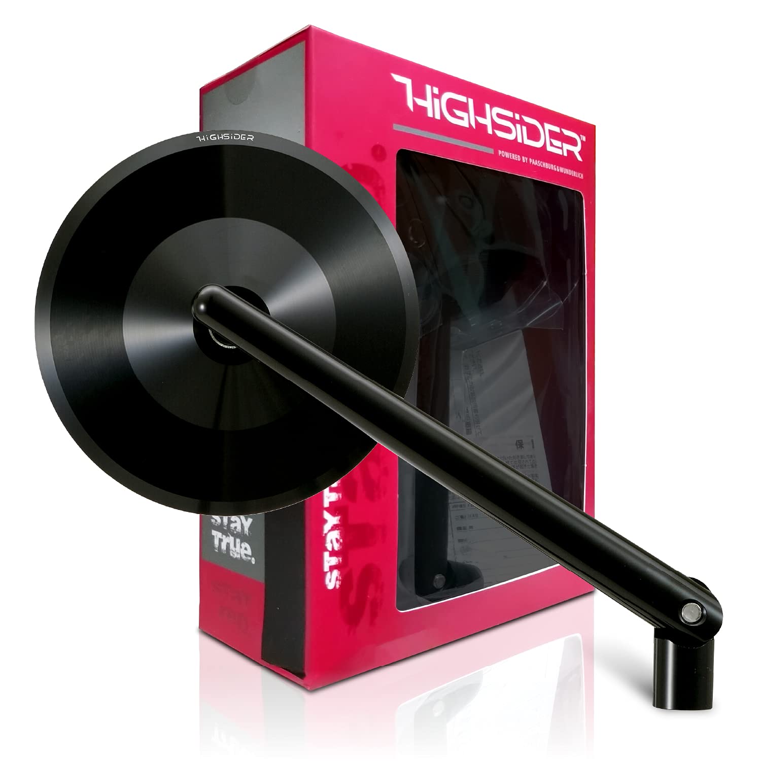 

Daytona HIGHSIDER Montana Motorcycle Thread ECE 98581 Mirror, 10mm, Right/Left Compatible, Standard, Black, чёрный