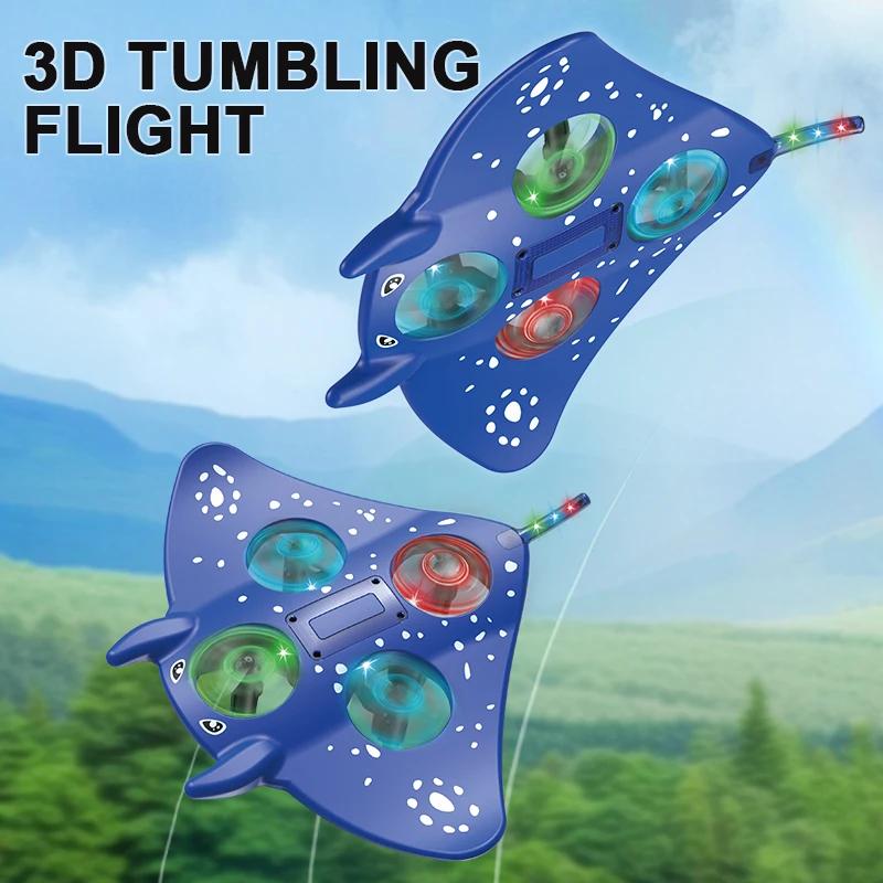 Non-Toxic Rc Airplane Toy Gravity Sensing 2.4G Radio Controlled Flying Aircraft 360 Rolling Remote Control Epp Foam Glider Toys For Children