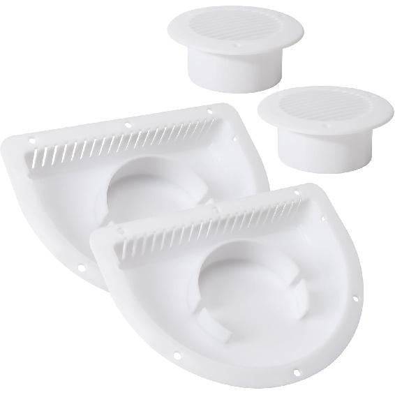 Lonffery RV Vent - RV Vent Covers For Trailer - RV ATV Cycle Truck Cargo Work Trailer Side Air Vents