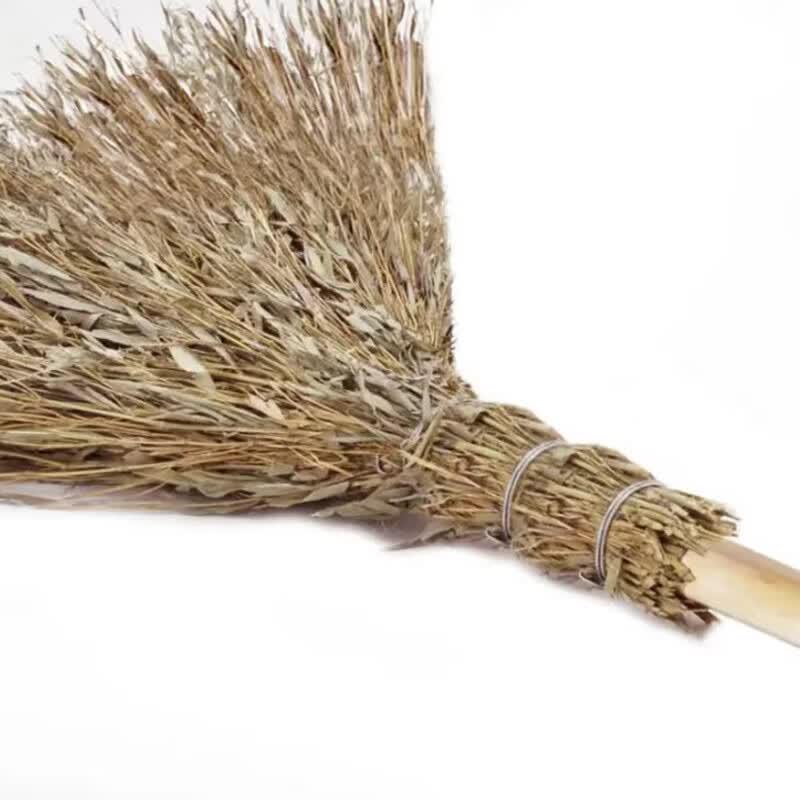 Bamboo Handle Outdoor Broom