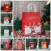 2pcs Cartoon Christmas Eve Candy Bag Paper Packaging Bag Christmas Gift Bag Christmas Tree