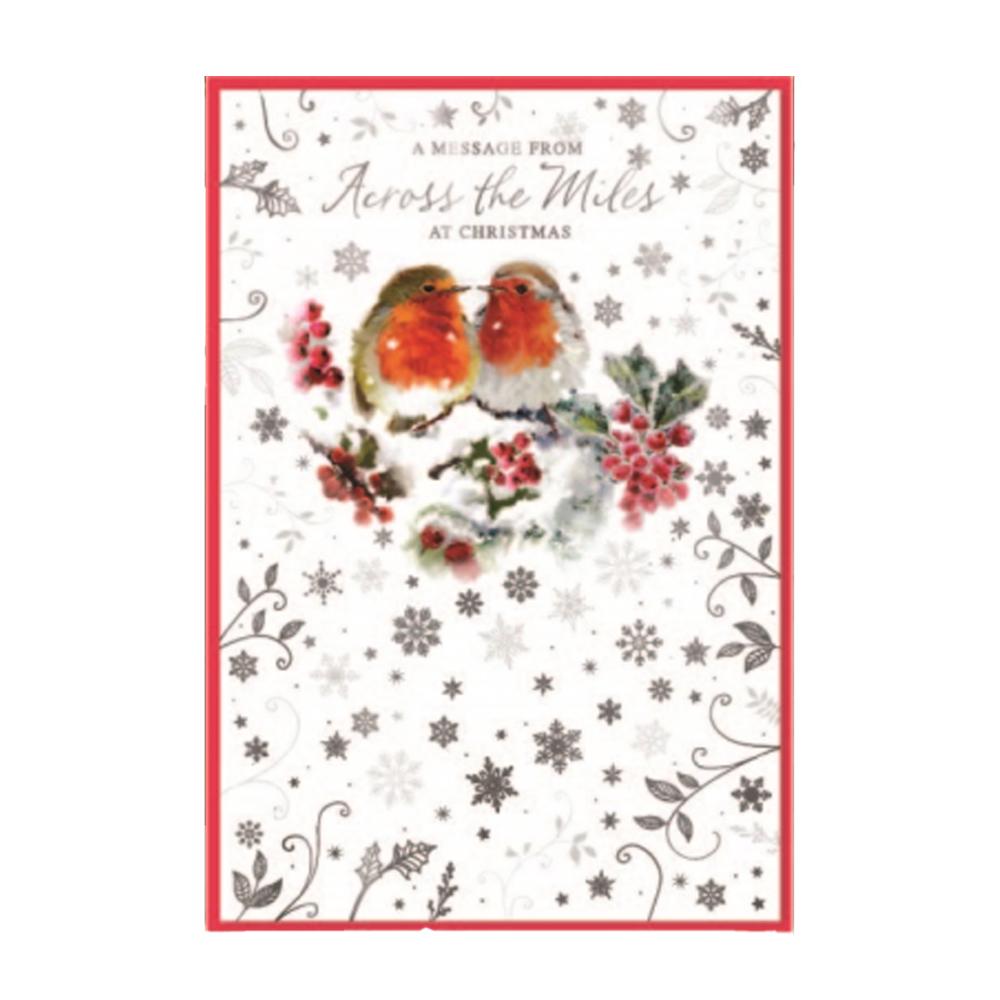 Simon Elvin A Message From Across The Miles Christmas Greetings Card (Pack of 6)