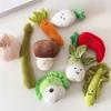 Vegetable Plush Toy Bag Charm With Pp Cotton Filling For Gift Giving And Collection