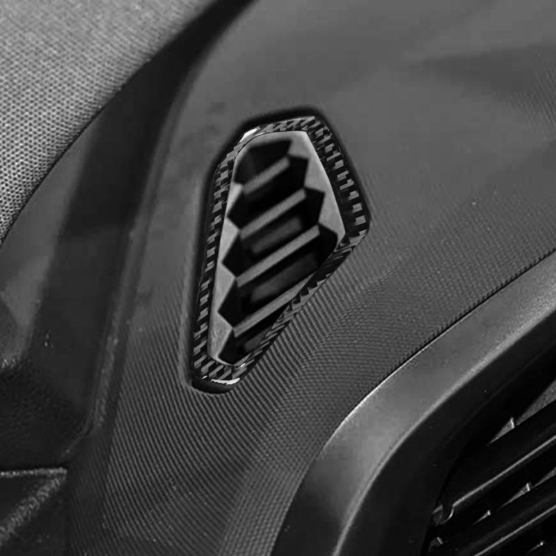 For BMW 1 2 Series F40 F44 -2024 Real Carbon Fiber Stickers Trument Defogger Vent Panel Car Accessories Ide Decorative