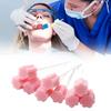 100 Peças Swabs Bucais Descartáveis Haste de Esponja Uso Único Desinfetante Flor de Ameixa Acessórios de Higiene Dental