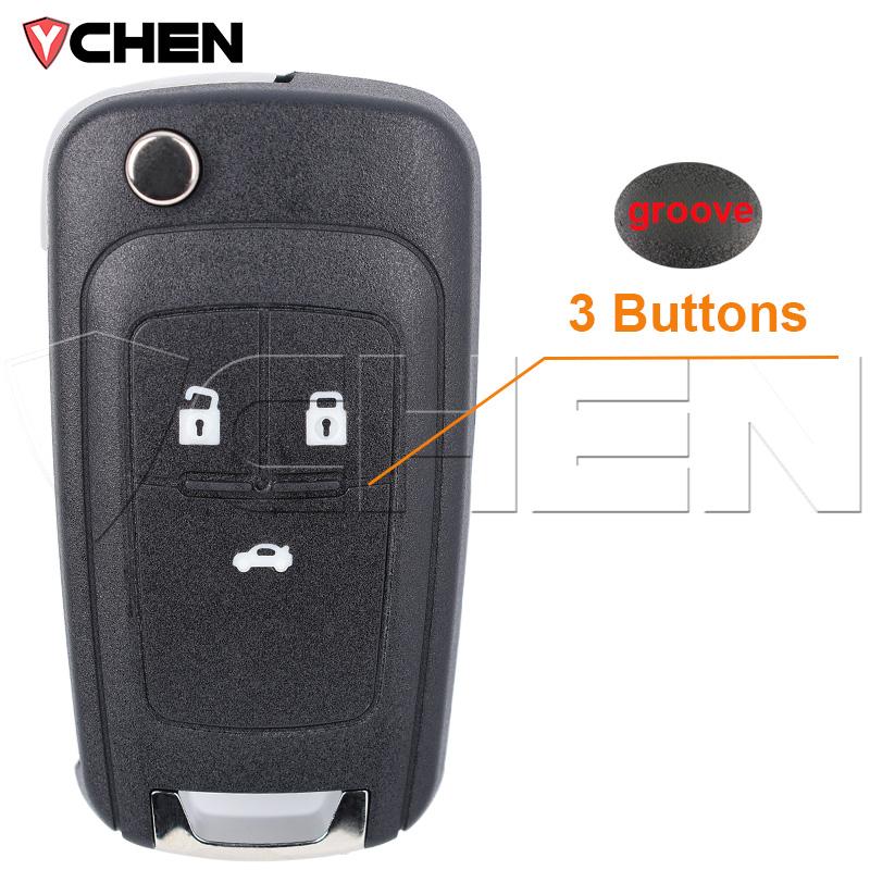Car Key Case Cover For Buick For Chevrolet Cruze Epica Lova Impala Aveo Malibu Sail Orlando Trax Spark Remote Fob Shell Logo