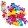 Pet 10Pcs/pack Hair Clips Handmade with Rubber Band Products Puppy Grooming Accessories Small Dogs