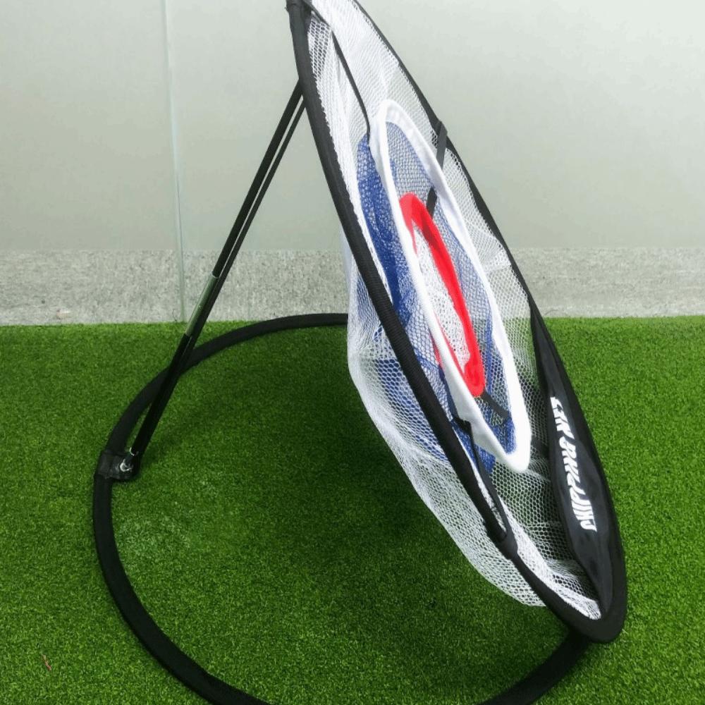 2pcs Foldable Golf Chipping Net Nylon Golf Net Compact Golf Practice Net Swing Accuracy 2pcs