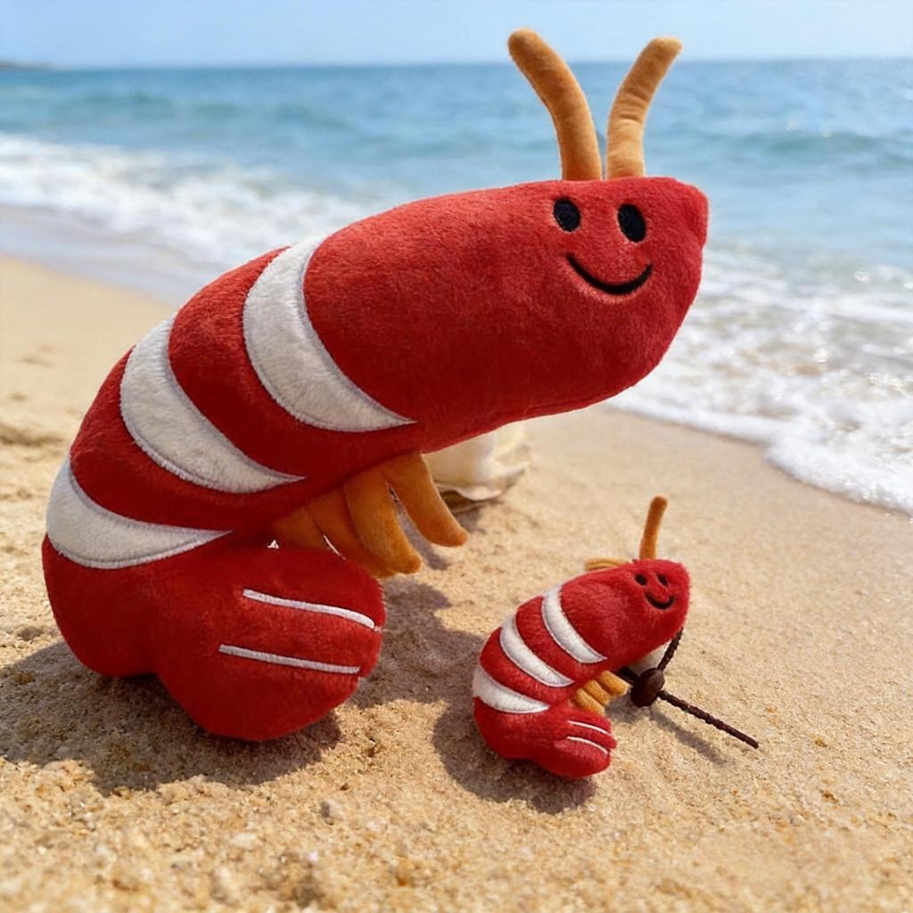 1530Cm Kawaii Zee Knuffeldier Zachte Schelp Zeester Kreeft Garnalen Zeekomkommer Gevulde Pop Sleutelhanger Kussen Kinder Verjaardagscadeau
